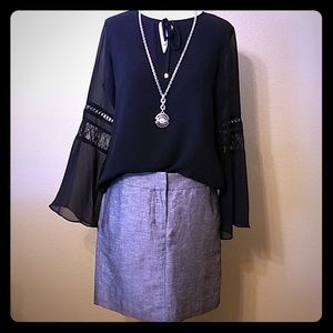 Ann Taylor Loft a-line skirt